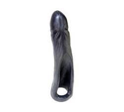 Donkey Silicone Strapless Dildo Black 11 Inch